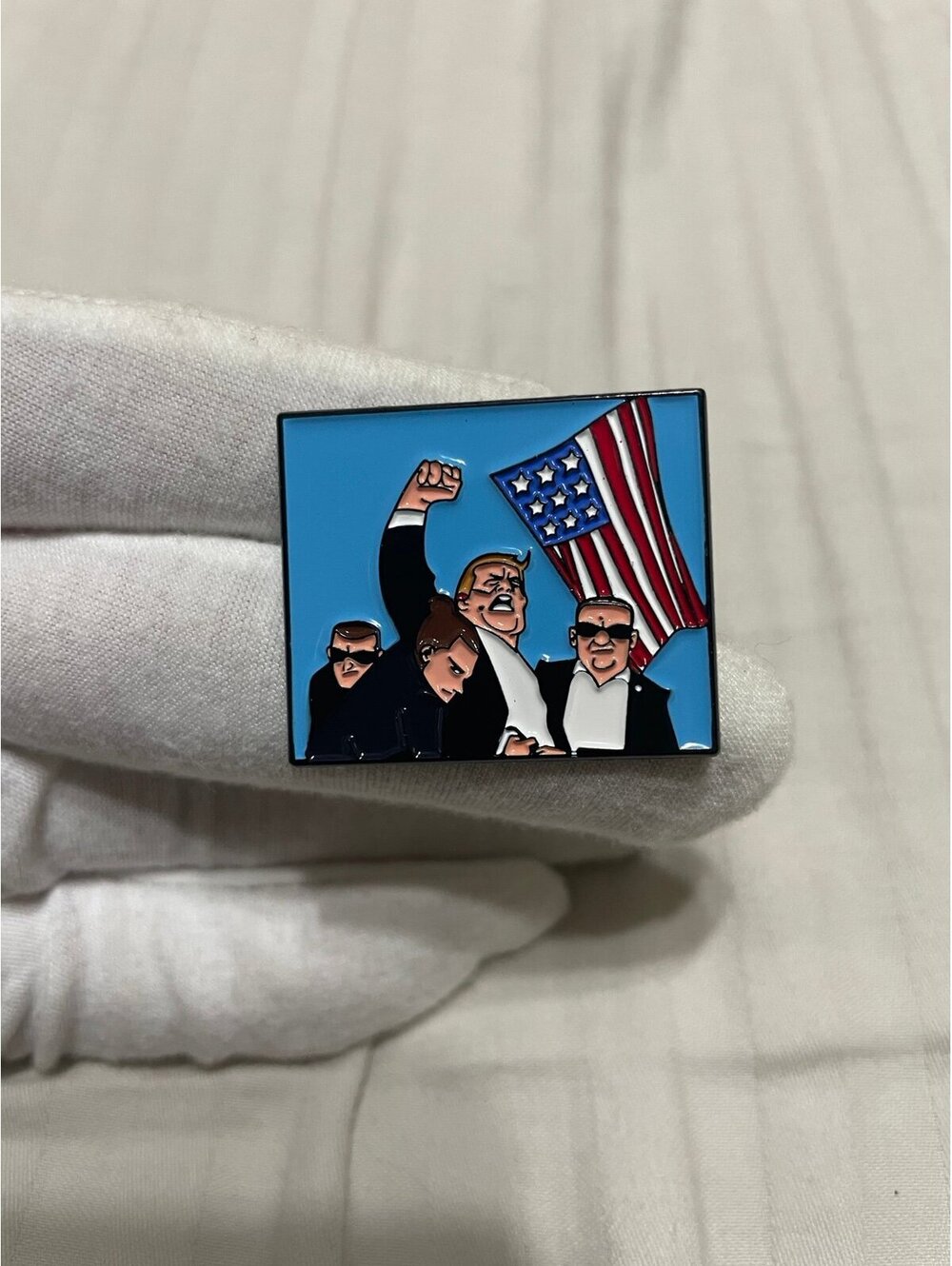 Donald Trump Enamel Pin brooch anime cartoon cute president